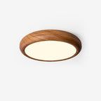Grena Wood Grain Round Ceiling Light