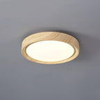 Grena Wood Grain Round Ceiling Light