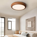 Grena Wood Grain Round Ceiling Light