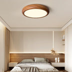 Grena Wood Grain Round Ceiling Light