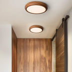 Grena Wood Grain Round Ceiling Light