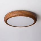 Grena Wood Grain Round Ceiling Light