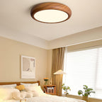 Grena Wood Grain Round Ceiling Light