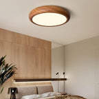 Grena Wood Grain Round Ceiling Light