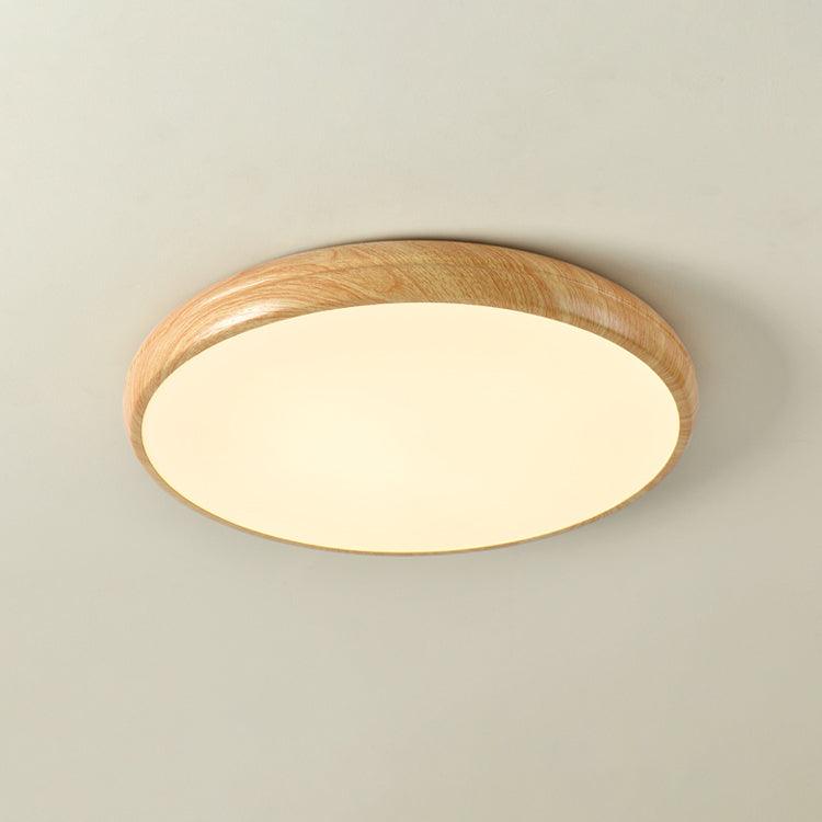 Grena Wood Grain Round Ceiling Light