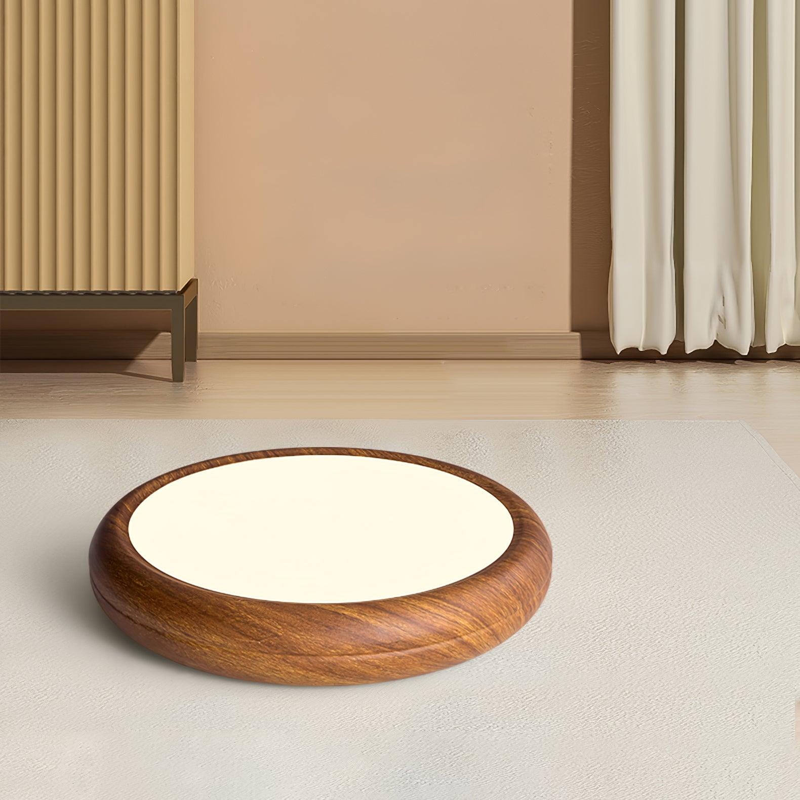 Grena Wood Grain Round Ceiling Light