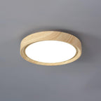 Grena Wood Grain Round Ceiling Light