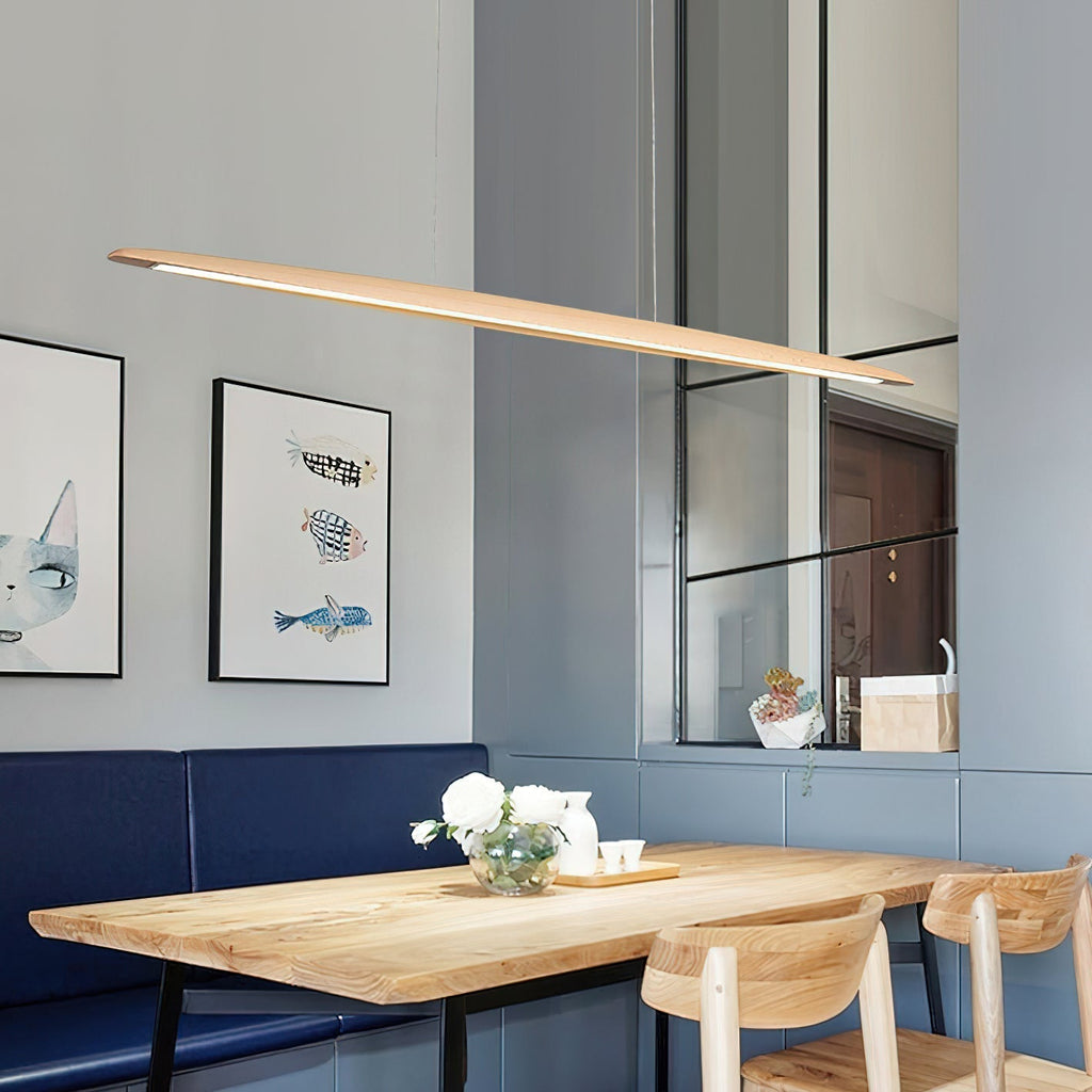 Zing Walnut Wood Minimalist Suspension