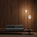Strata Alabaster Capsule-Shape Pendant Light