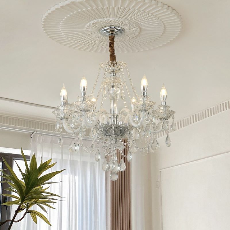 Silva Chandelier French Crystal Living Room Dining Room