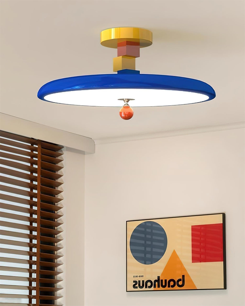 Zeno Geometric Acrylic Ceiling Light