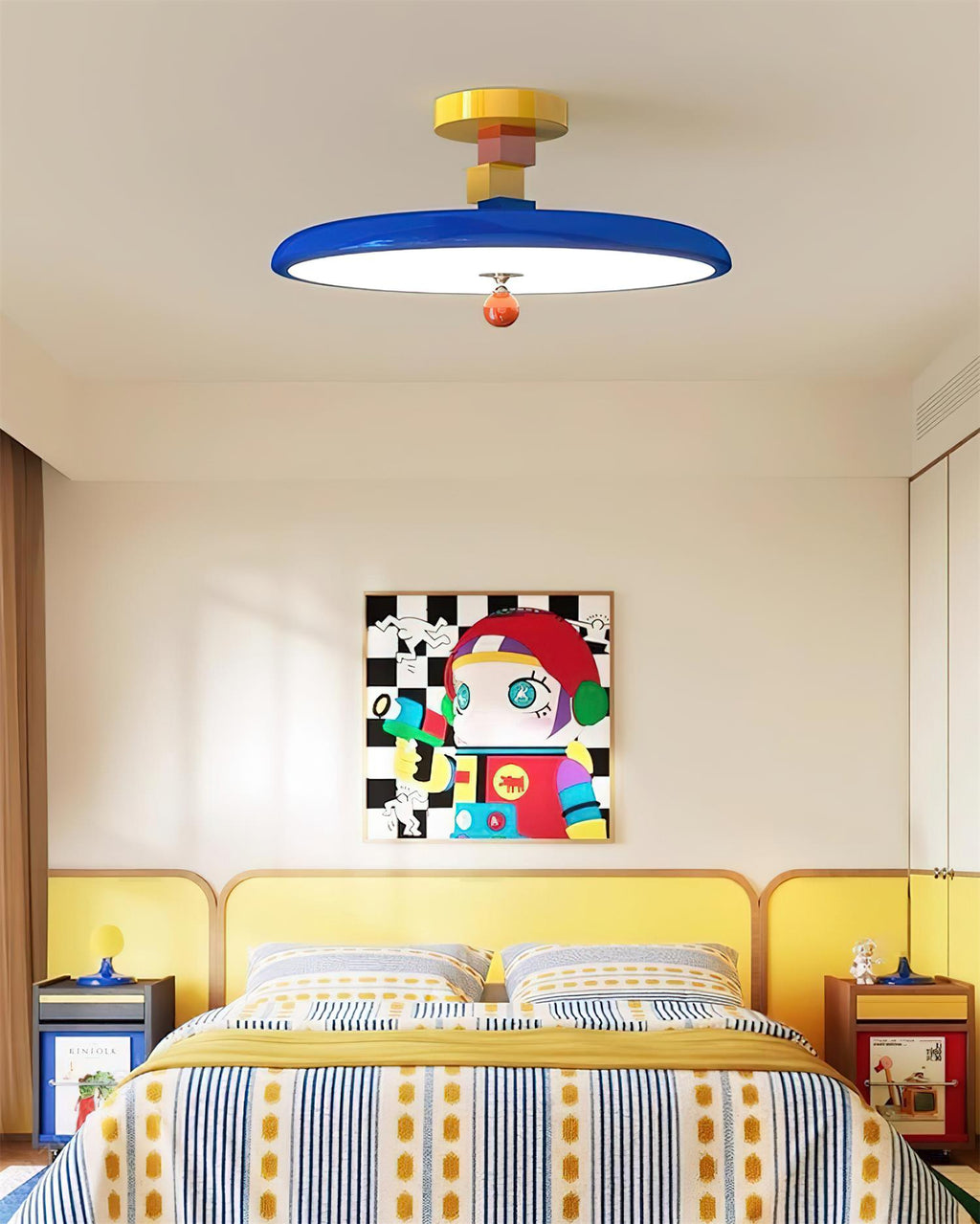 Zeno Geometric Acrylic Ceiling Light