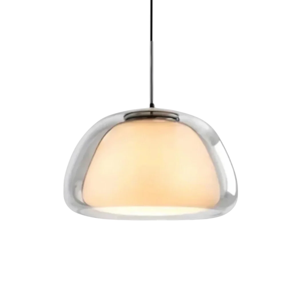 Zephyra Crystalline Dome Glass Pendant Light