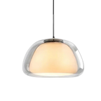Zephyra Crystalline Dome Glass Pendant Light