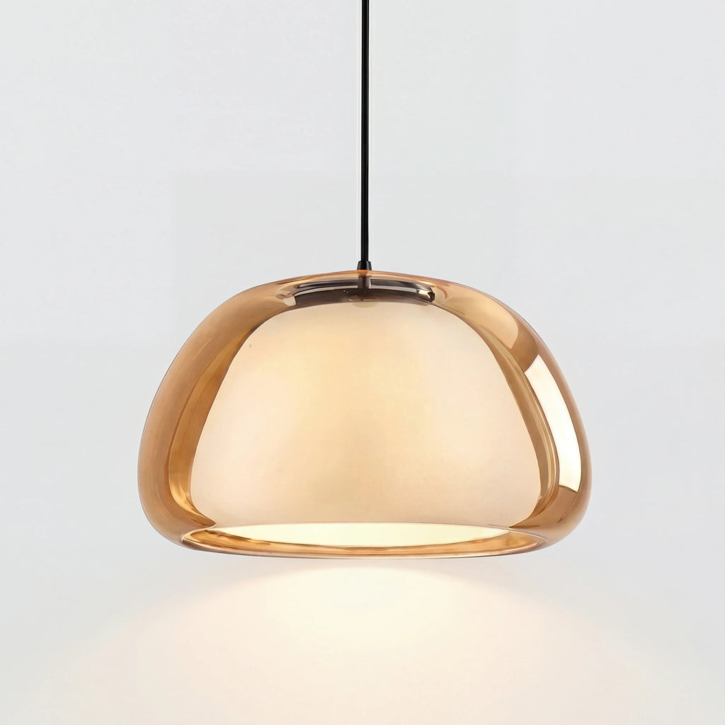 Zephyra Crystalline Dome Glass Pendant Light