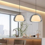 Zephyra Crystalline Dome Glass Pendant Light