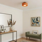 Zora Minimalist Porcelain Mount Ceiling Light