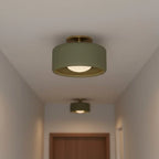 Zora Minimalist Porcelain Mount Ceiling Light