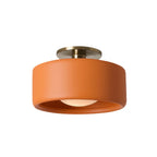 Zora Minimalist Porcelain Mount Ceiling Light