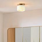Zora Minimalist Porcelain Mount Ceiling Light
