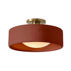 Zora Minimalist Porcelain Mount Ceiling Light