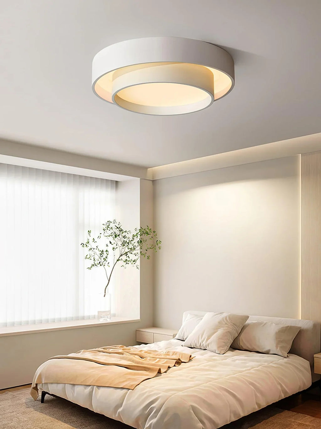 Modern LED Ceiling Lamp – Elegant Round Ceiling Light for Living Room and Bedroom