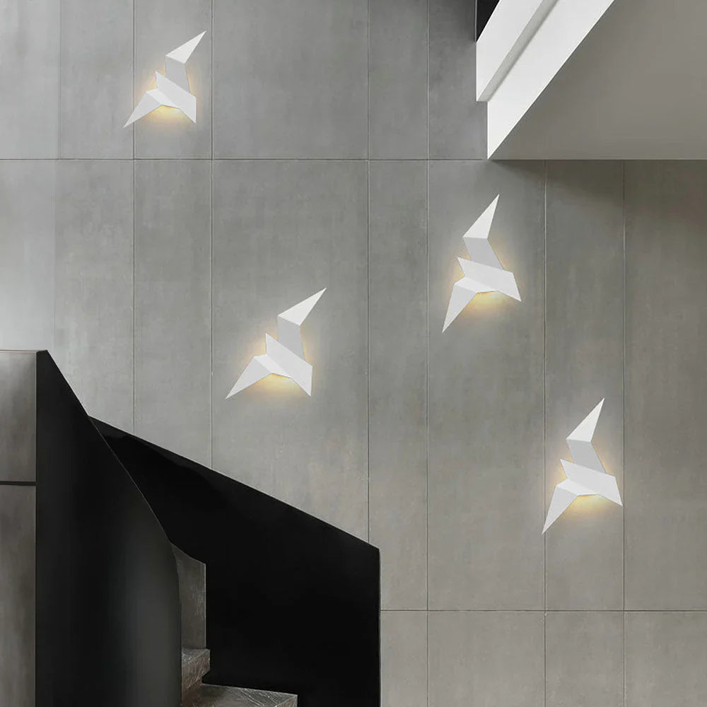 Modern LED Origami Bird Wall Lamp – Decorative Sconce