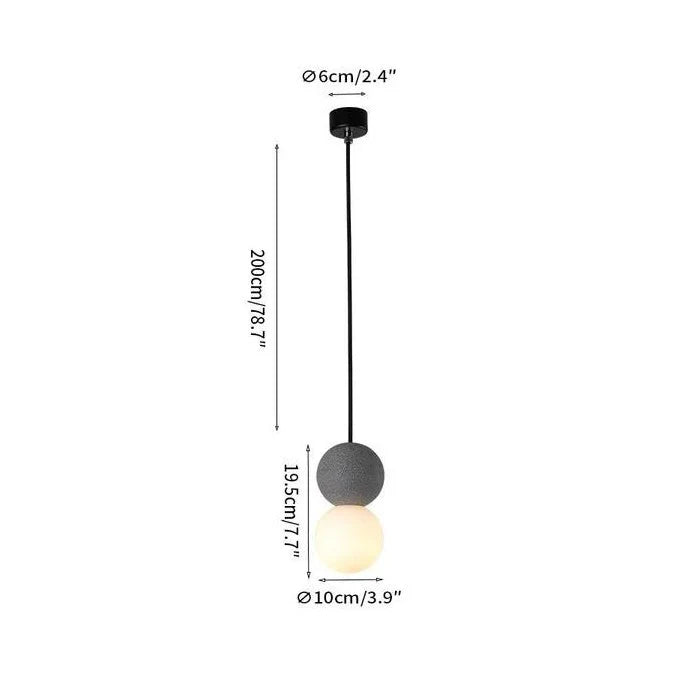 LED Pendant Lamp "Double Sphere"