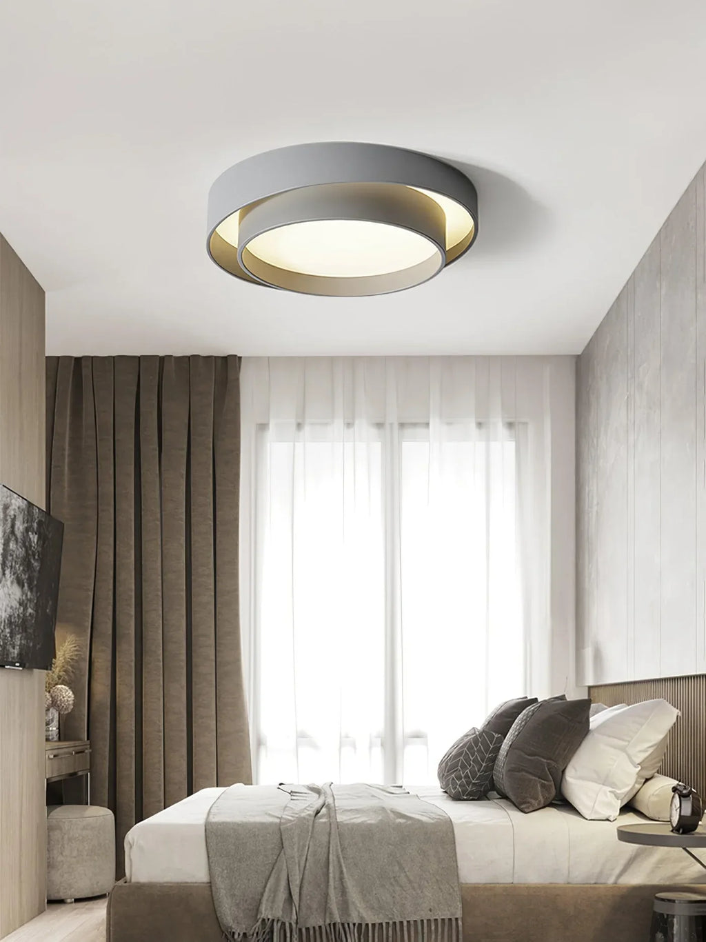 Modern LED Ceiling Lamp – Elegant Round Ceiling Light for Living Room and Bedroom
