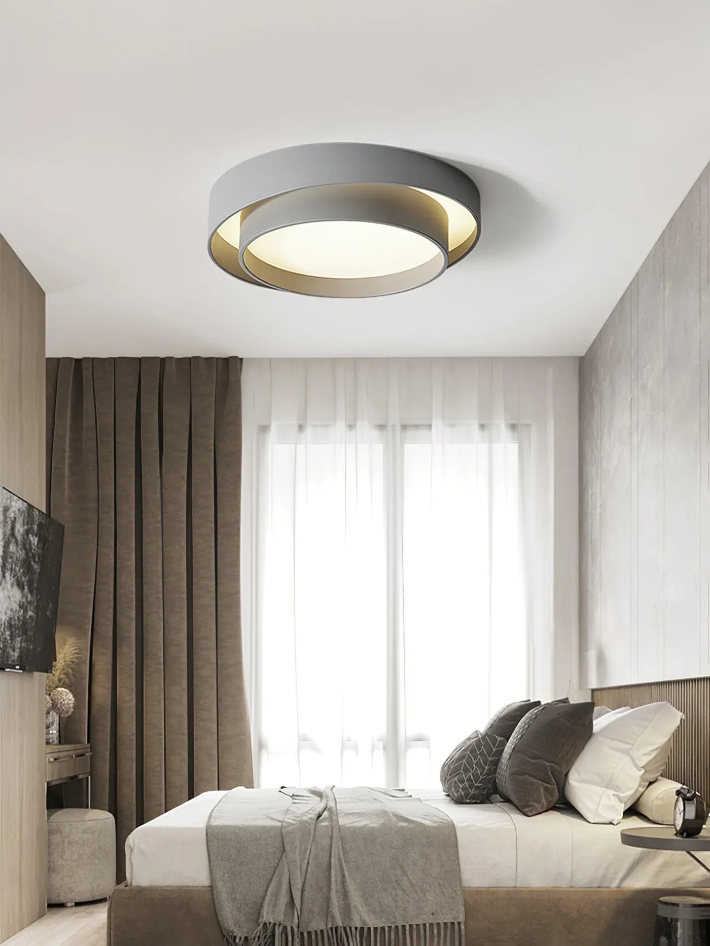 Modern LED Ceiling Lamp – Elegant Round Ceiling Light for Living Room and Bedroom