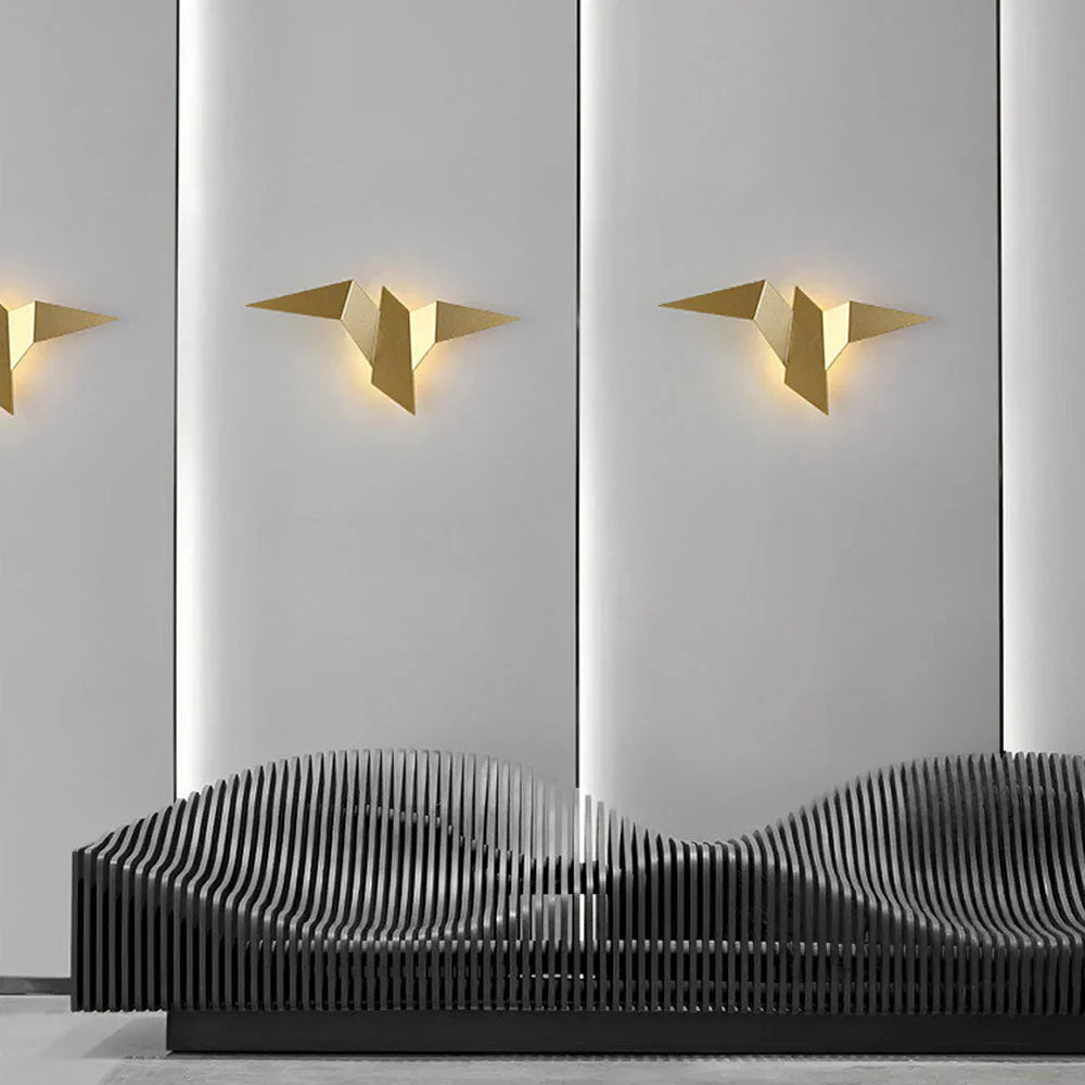Modern LED Origami Bird Wall Lamp – Decorative Sconce