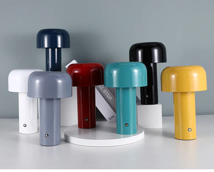 Modern LED Table Lamp "Mushroom" – Portable, Rechargeable, Touch Control
