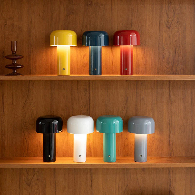 Modern LED Table Lamp "Mushroom" – Portable, Rechargeable, Touch Control