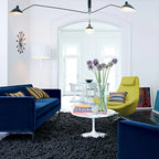 Black Ceiling Lamp with Rotating Arms – Modern Design