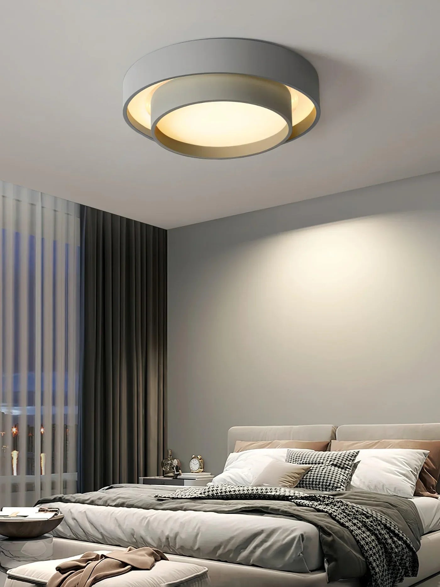 Modern LED Ceiling Lamp – Elegant Round Ceiling Light for Living Room and Bedroom