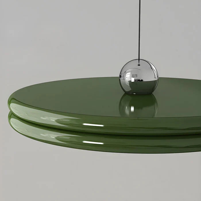 Modern Disc-Shaped Pendant Lamp – Minimalist LED Lighting for Dining Rooms and Living Rooms