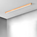 Arisha Linear Slim Ceiling Light, Wood
