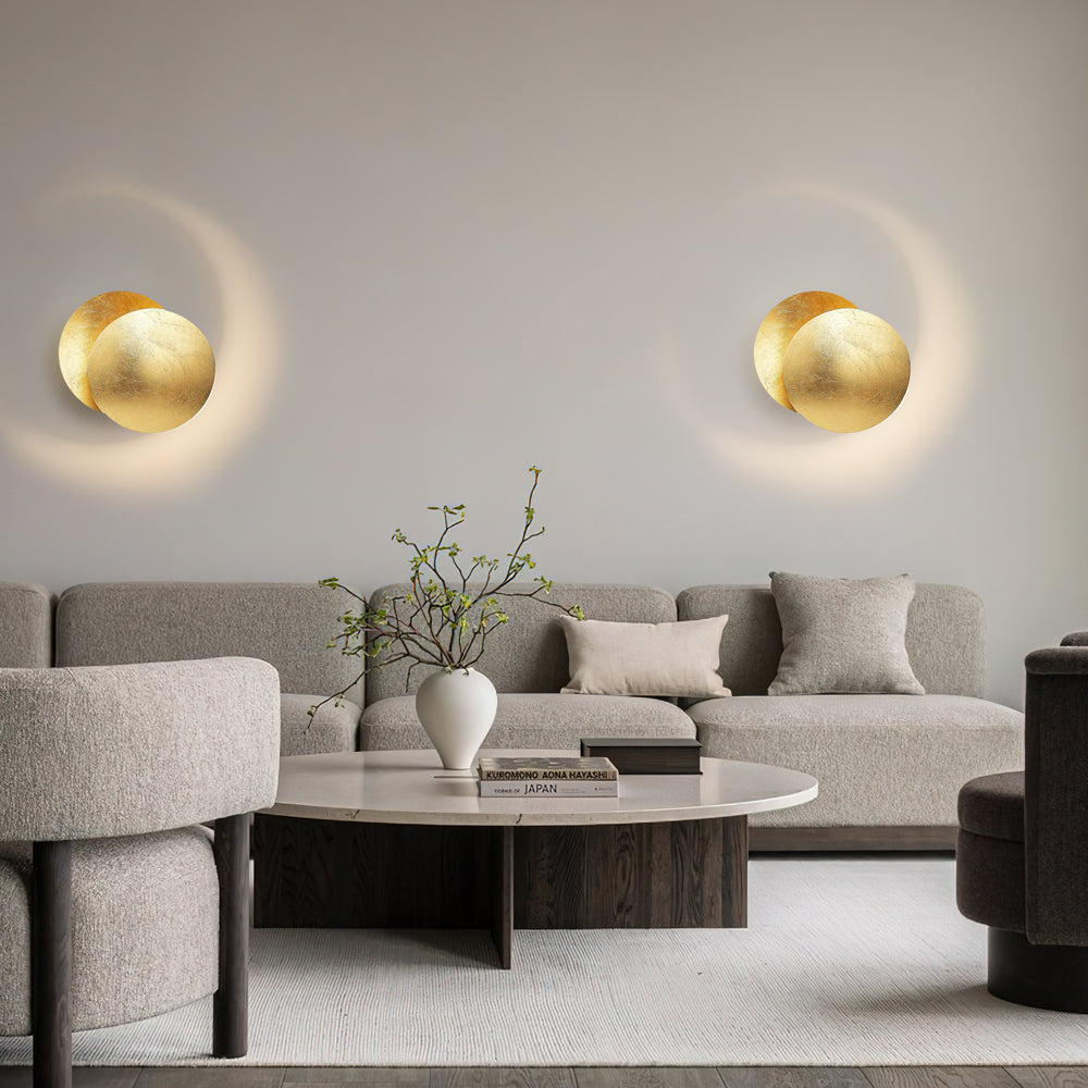 Rothe LED Adjustable Disc Wall Light
