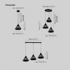 Arisha Modern Minimalist Metal Chandelier Bedroom