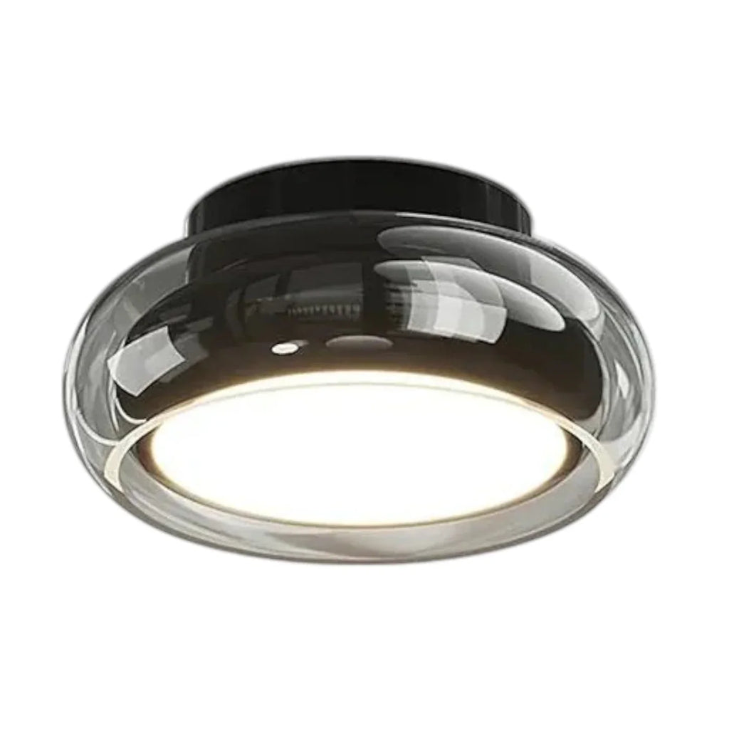 Modern Ceiling Light Fixture with Glass Shade