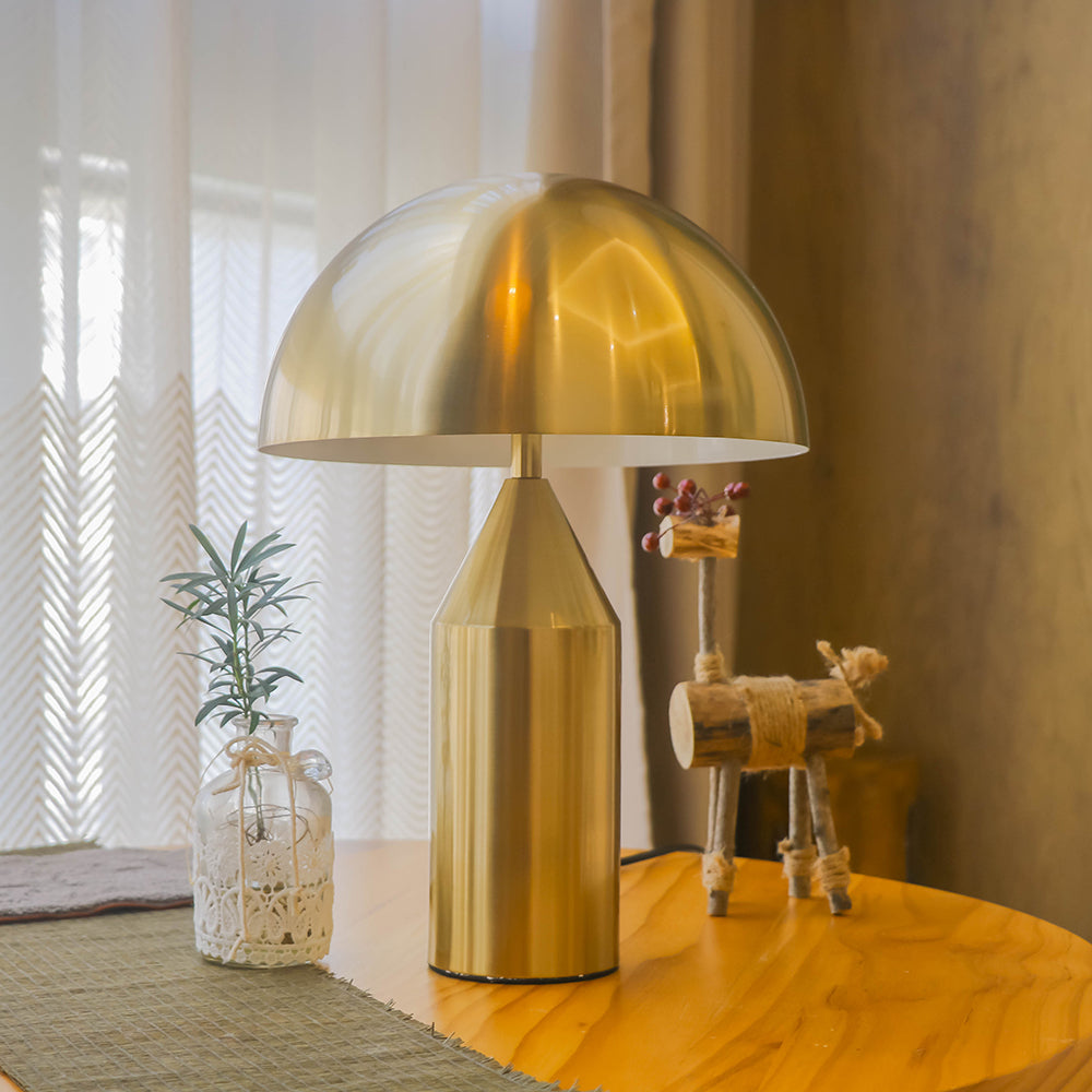 Conn mushroom table lamp