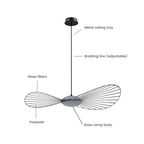 Cremin Modern Vertigolamp Nova LED Straw Hat Pendant Light