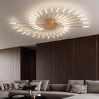 Wesley Ceiling Light Fireworks Artistic Design Black/Gold