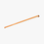Arisha Linear Slim Ceiling Light, Wood