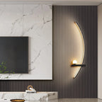 Forseti Minimalist Arc Linear LED Wall Light