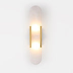 Modern Marble Wall Sconce with Gold Details – Luxury Lighting
