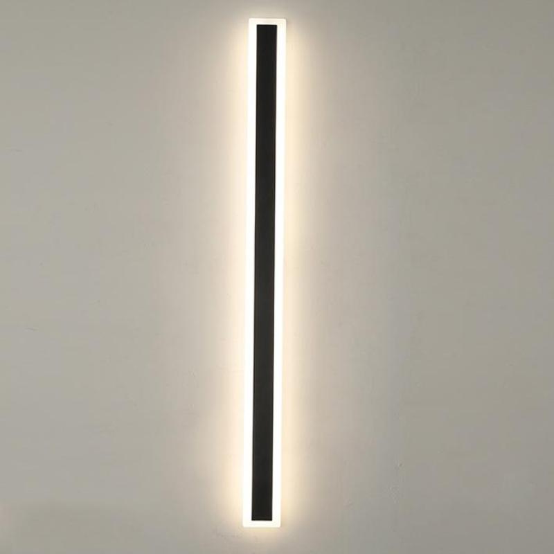 Arisha Modern LED Outdoor Wall Light Black Metal Garden/Balcony
