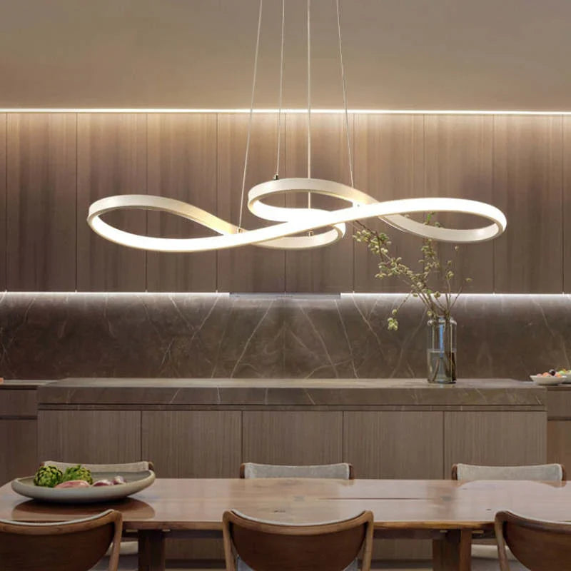 LED Pendant Lamp Chandelier in the Shape of Musical Notes – Creative Modern Ceiling Lighting
