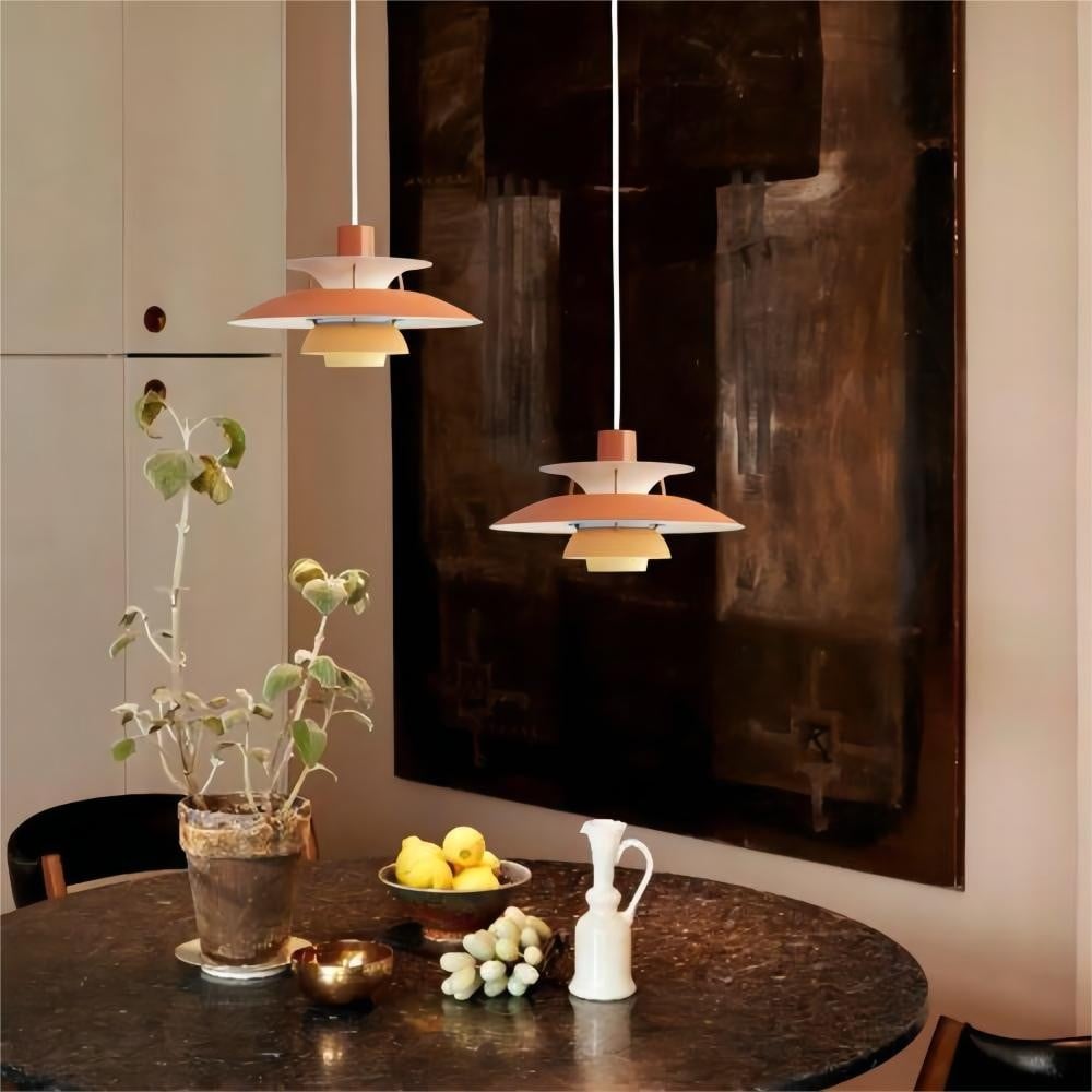 Aria Macaron Shade Pendant Light, 15 Colors