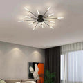 Wesley Ceiling Light Fireworks Artistic Design Black/Gold